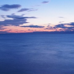 【風景】夕映えの熊野灘