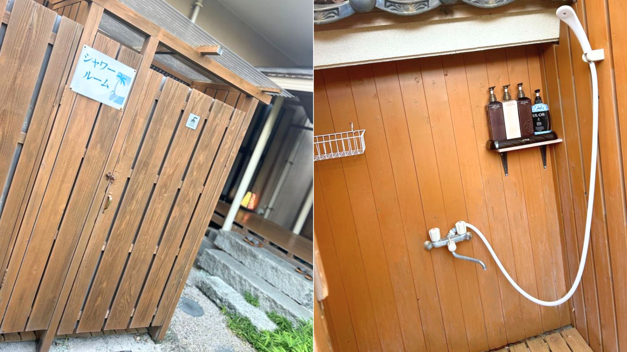 【海水浴シーズン限定】宿泊者様用にシャワーブースを解放しています。