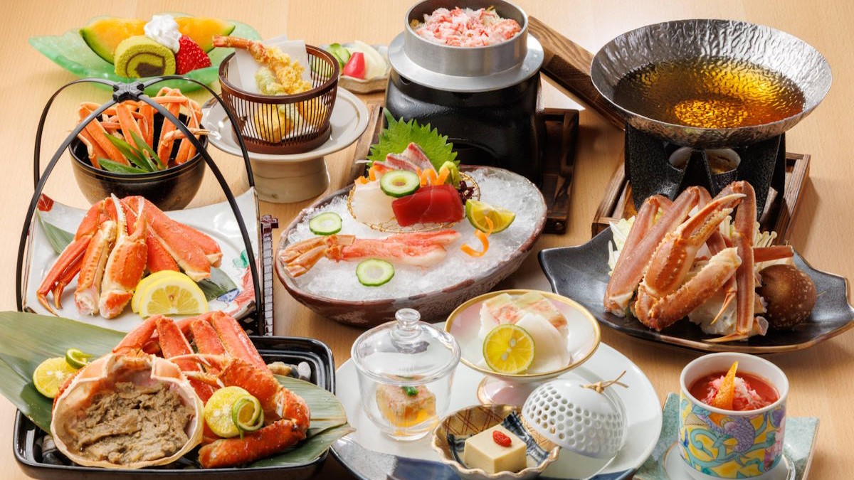 【冬季限定】蟹会席（一例）