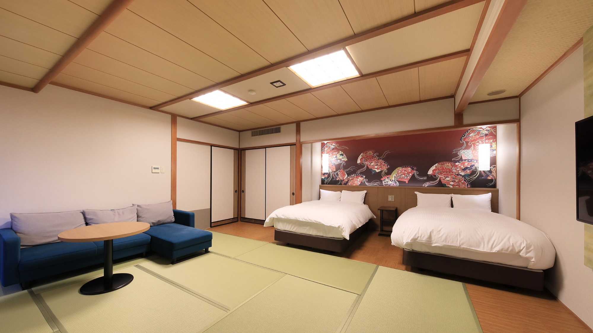 【露天風呂＆展望ジャグジー付き】和洋室ツイン／70㎡（一例）