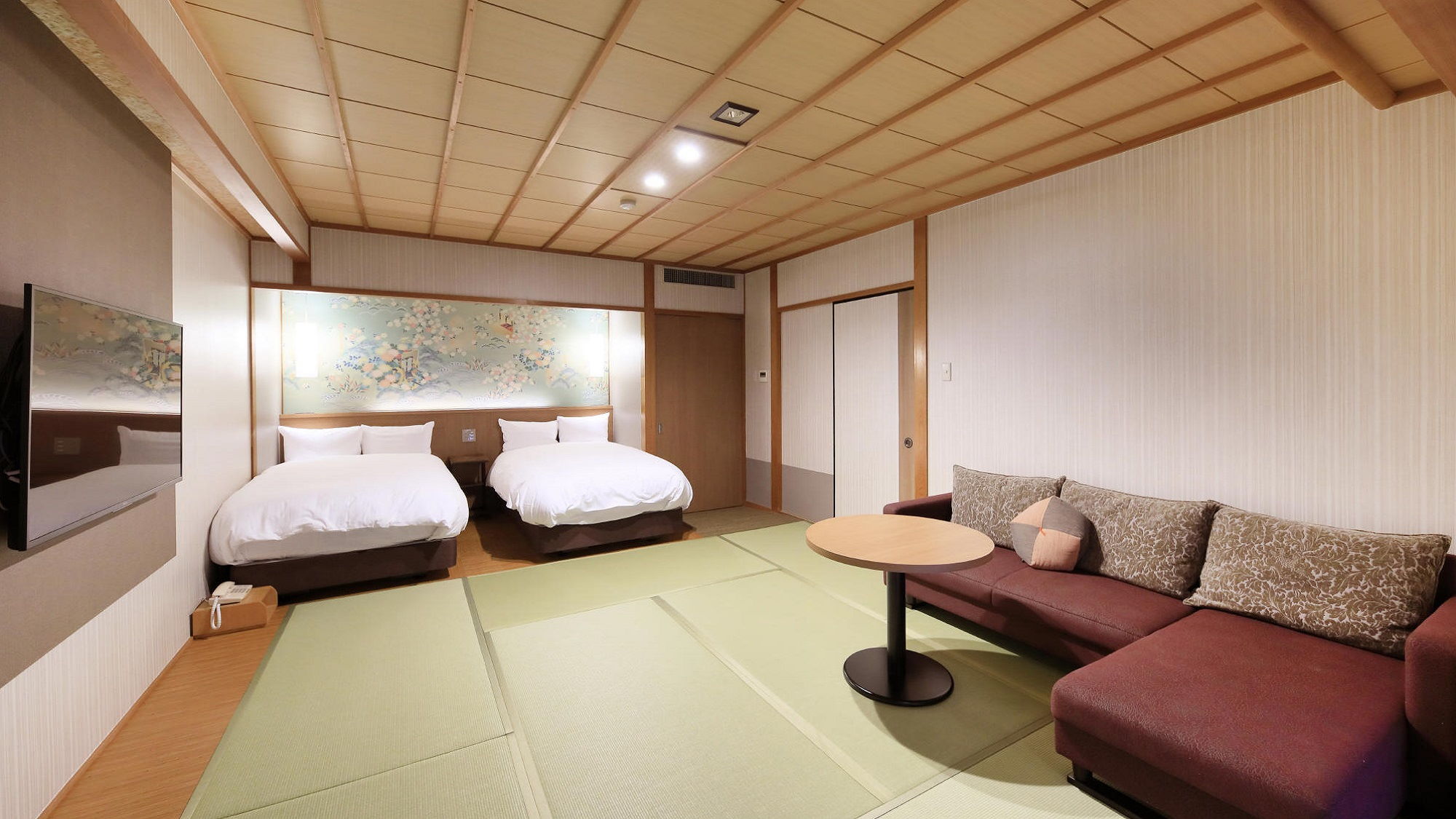 【展望ジャグジー付き】和洋室ツイン／50㎡（一例）