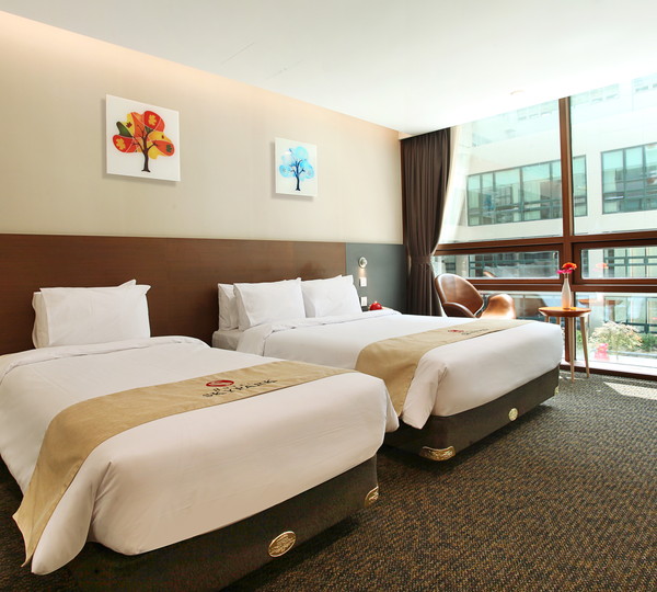 【デラックスツイン】　30.9㎡　ベッドルーム