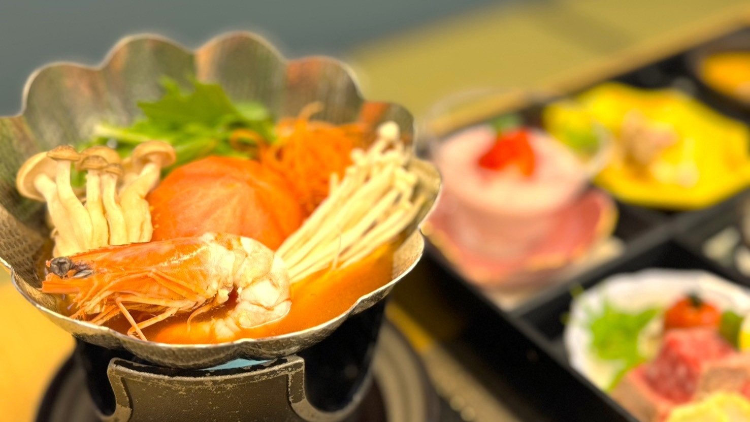 【期間限定】旬の味覚をお手軽に食す松花堂弁当　落ち着いて食事を楽しめるスタイル