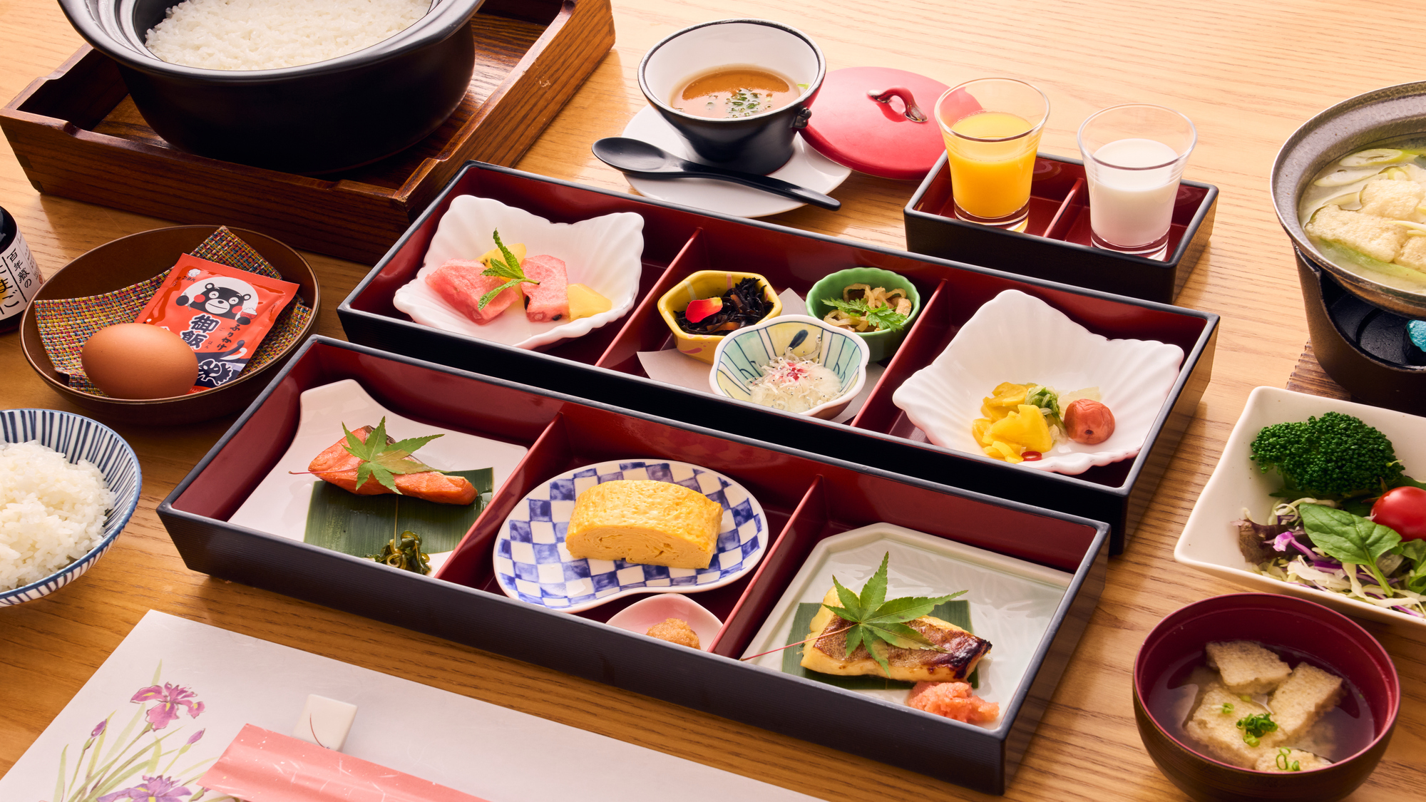 朝食メニュー一例