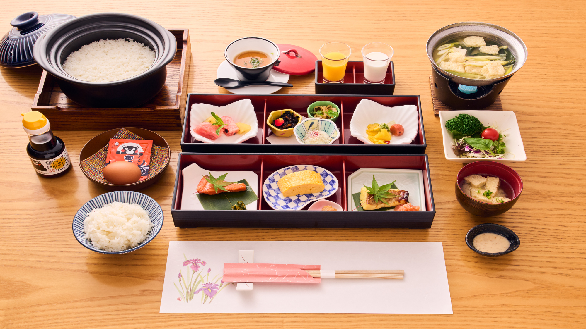 朝食メニュー一例