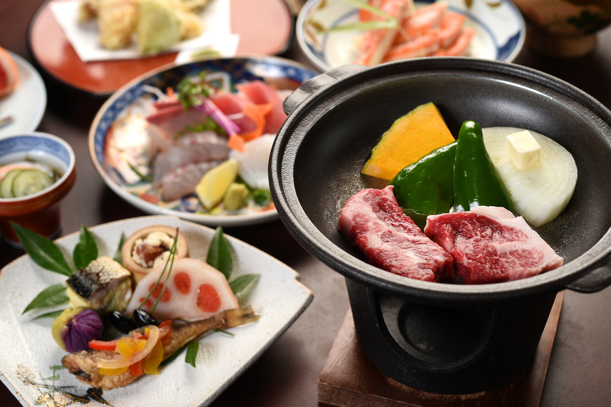 全館完全禁煙の宿【夕朝食とも完全個室】季節感溢れる丹後の食材をふんだんに使った旬鮮会席