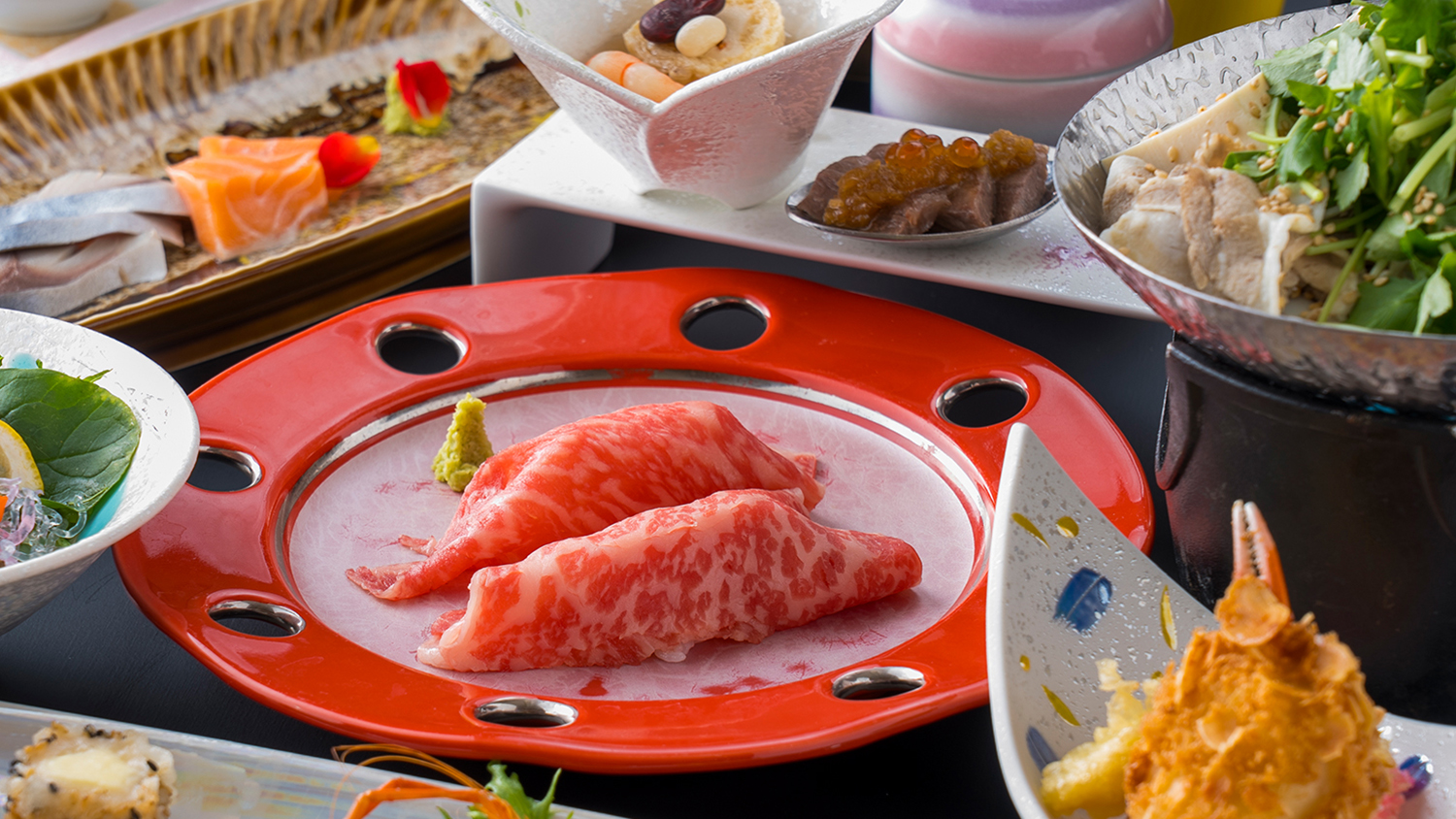 創作炙り会席一例