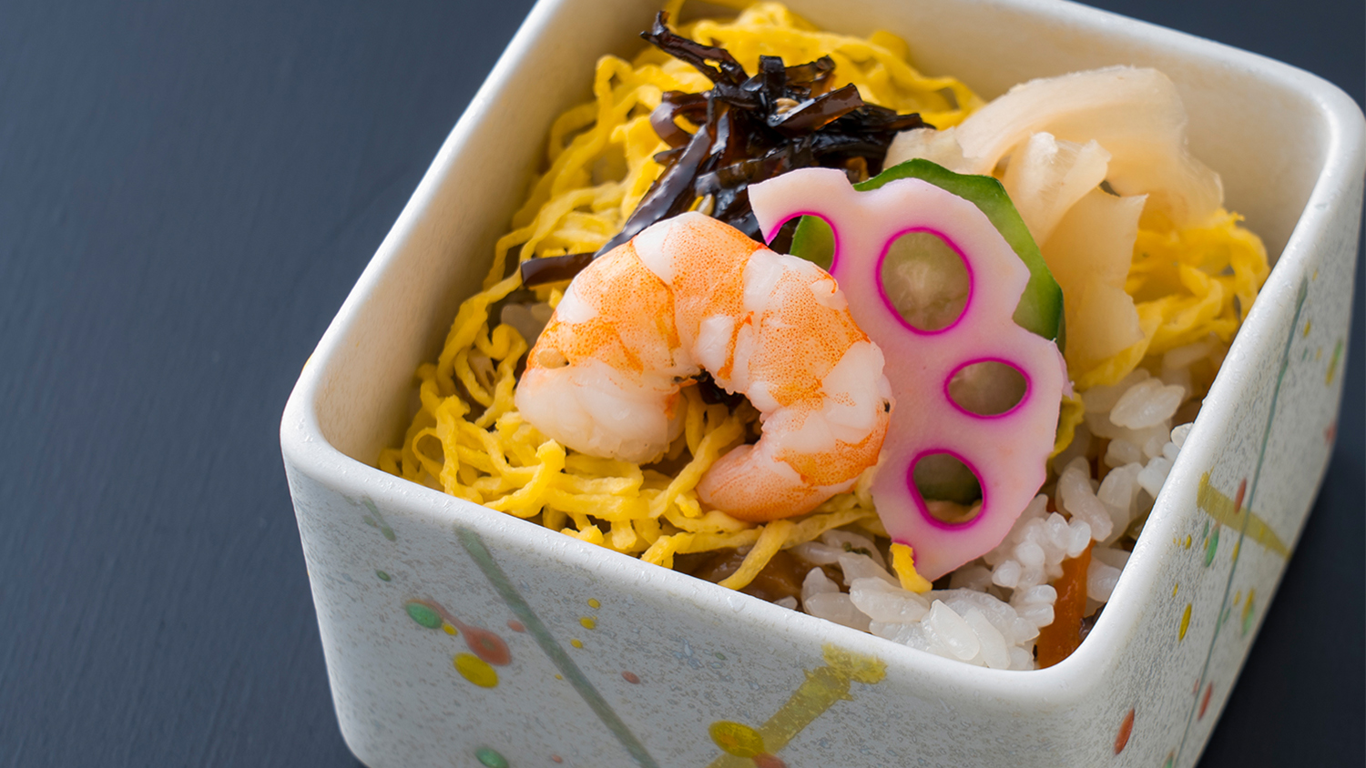 直前割　チラシ寿司／一例