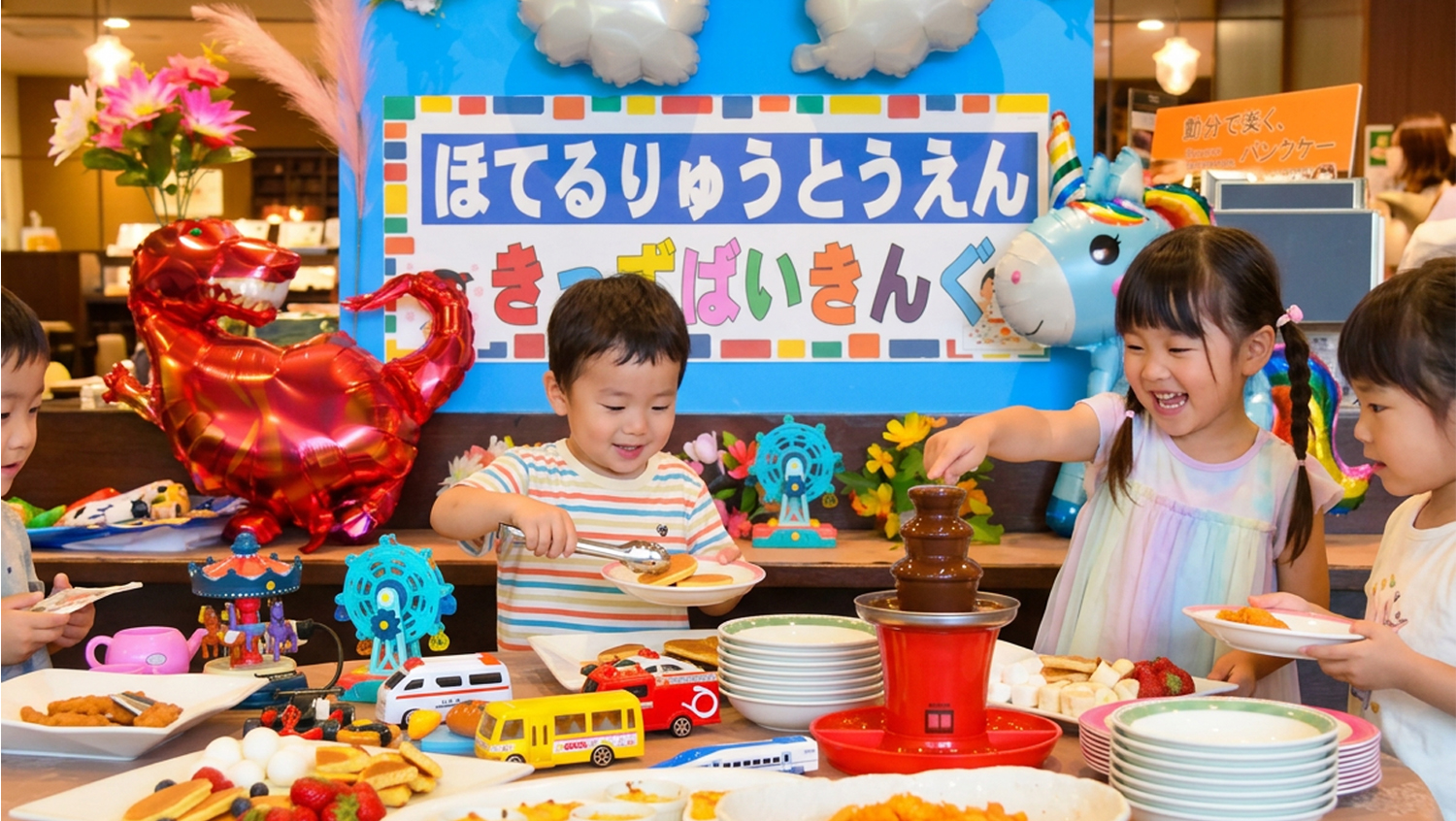 週末限定キッズビュッフェ／朝食