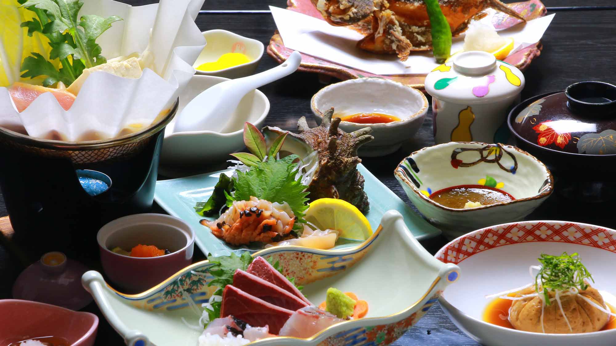 【海鮮尽くし】壱岐の海鮮てんこ盛り！壱岐の魚介をたっぷり堪能♪【１泊2食】