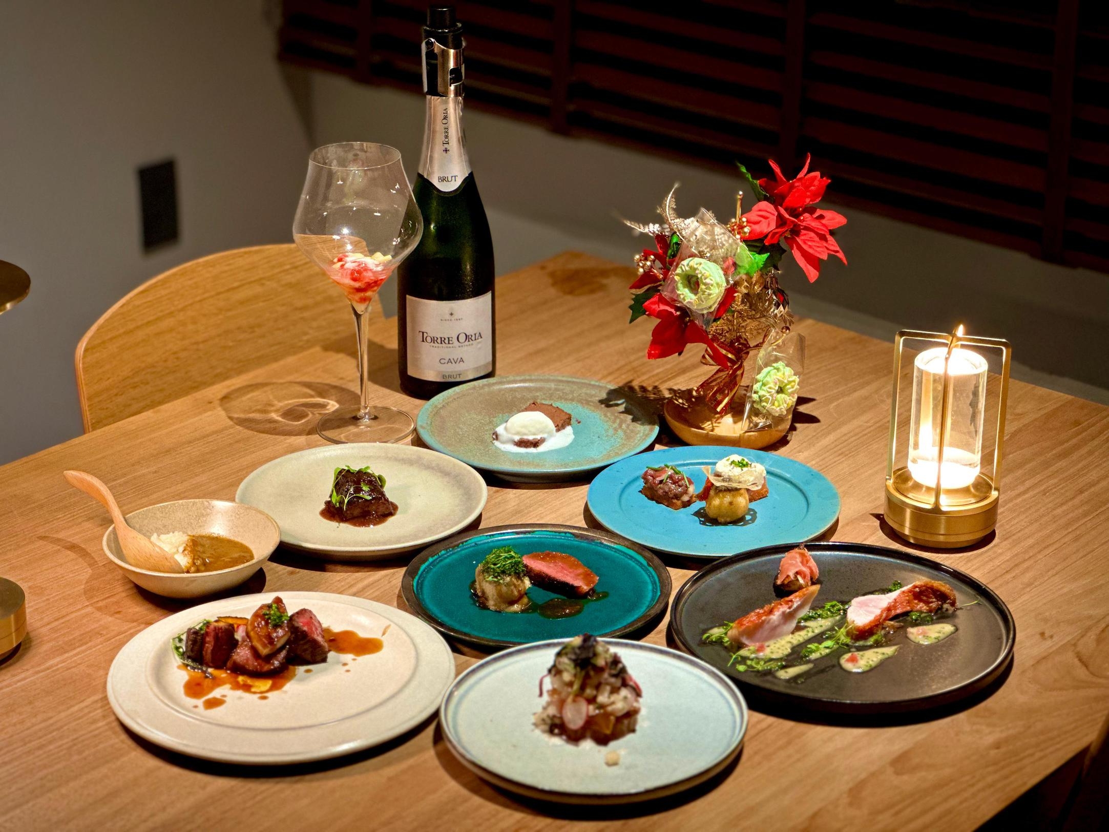 【クリスマス限定プラン】クリスマス限定のスペシャルディナー 乾杯のスパークリングワインサービス