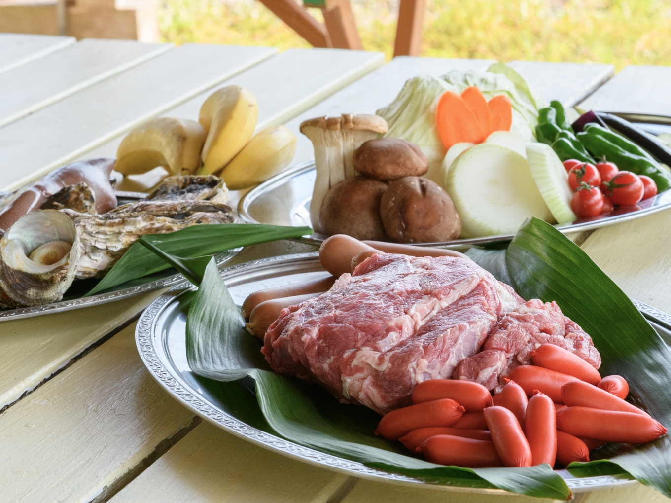 【ＢＢＱプラン】遠州夢咲牛＋メガステーキ＋地元シーフード☆平日朝食無料☆