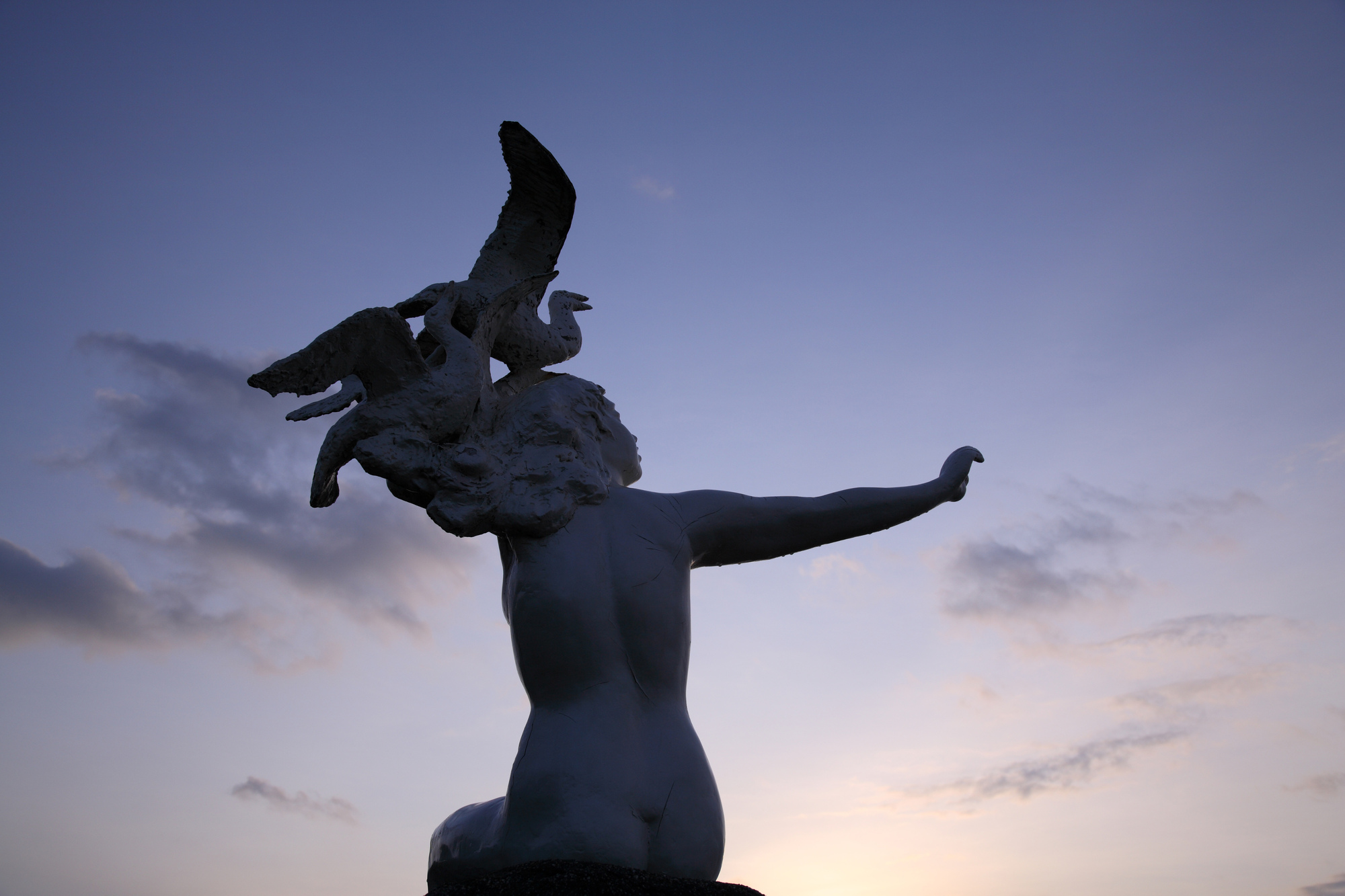 御前崎ケープパーク　潮騒の像