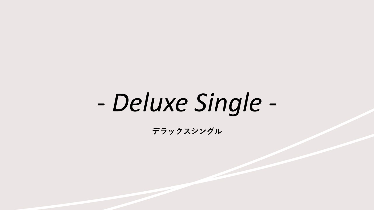 客室紹介(デラックスシングル)