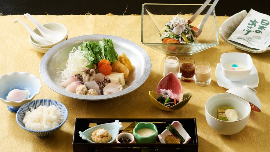 ■朝食一例｜田沢湖半の静かな空間で、秋田の美味しさをじっくりとご堪能ください。※一例