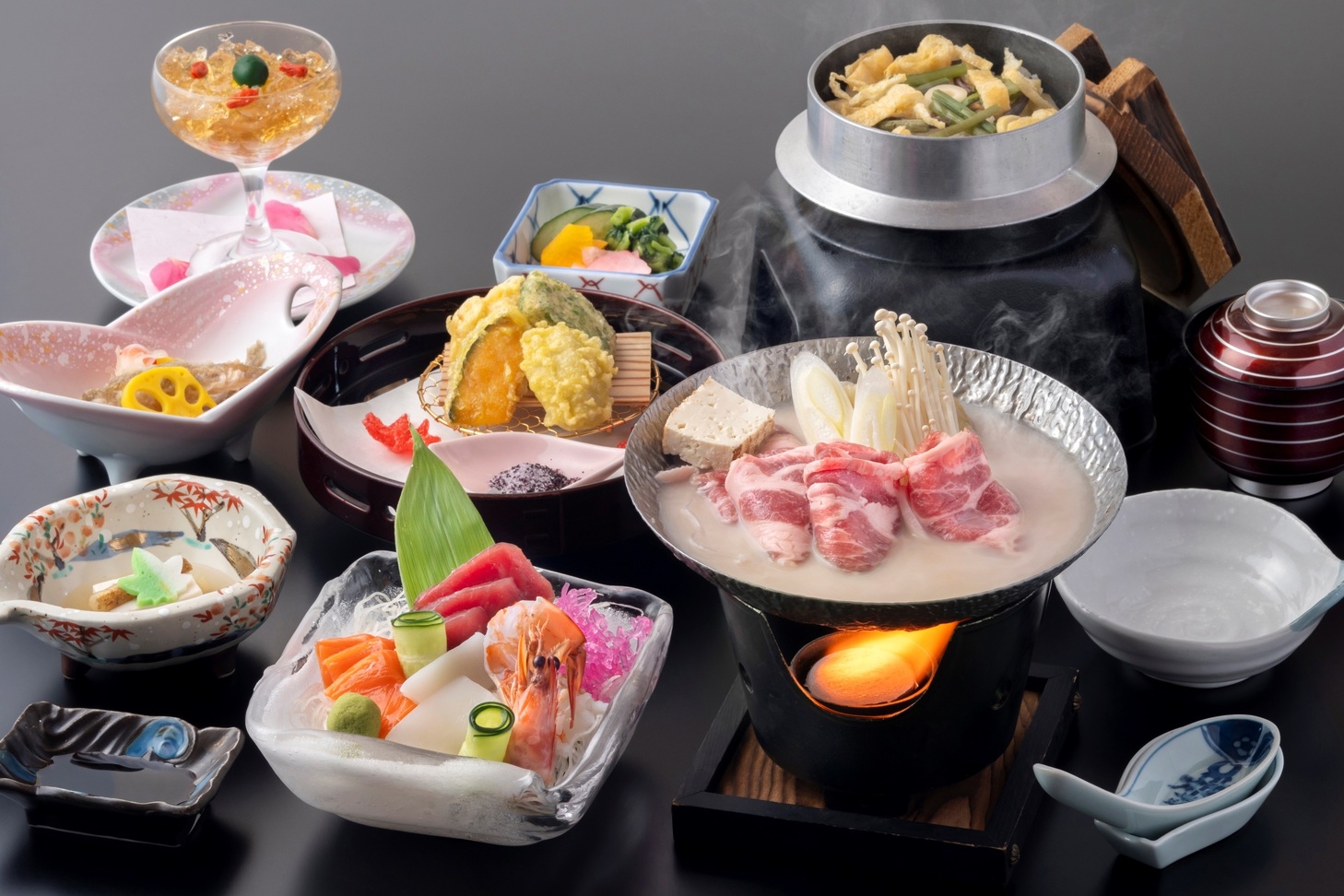 【ヘルシー豆乳鍋の和会席！】平日限定のリーズナブルなプラン1泊2食付(三国)【女性にも人気♪】