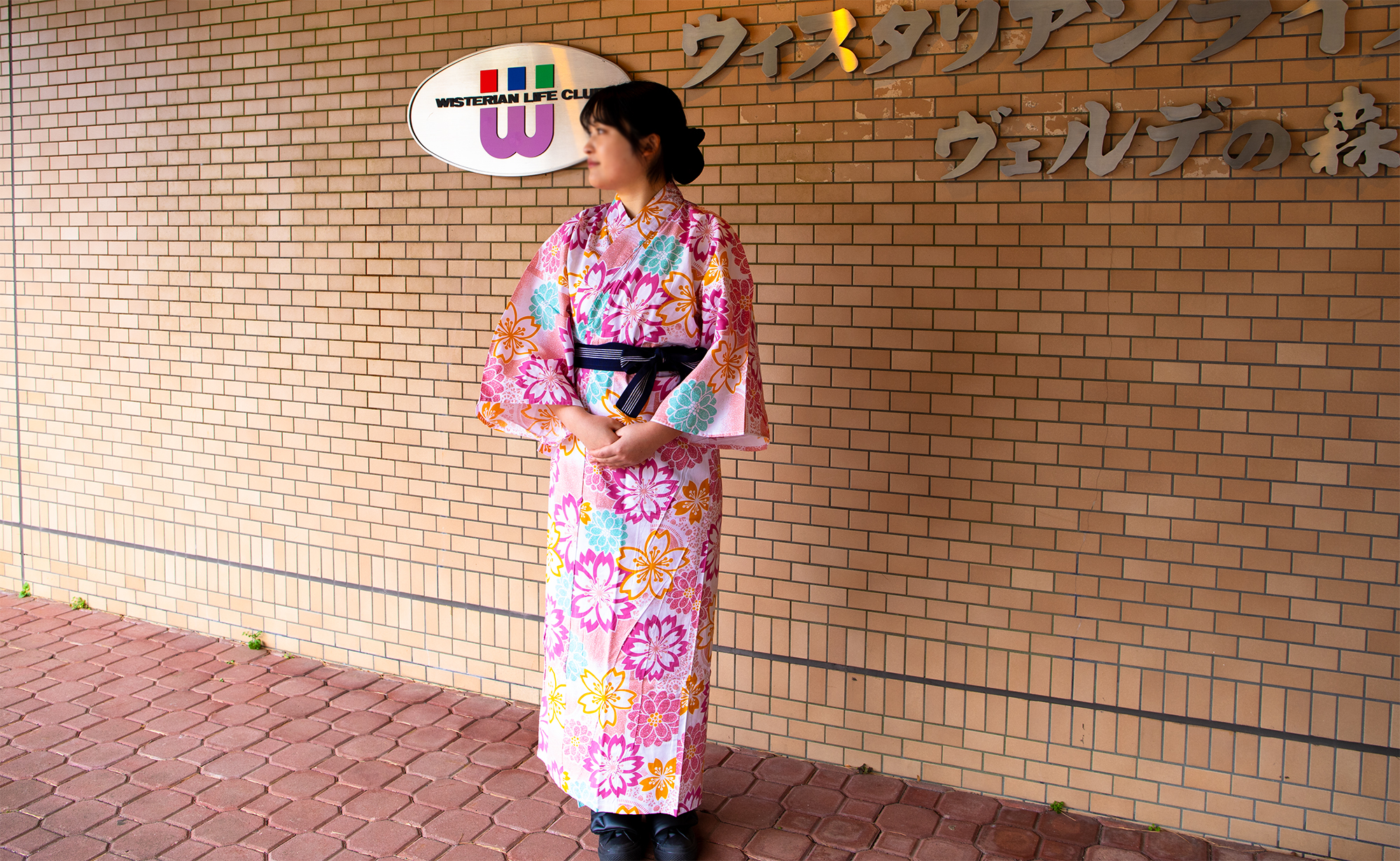 選べる柄浴衣　全身