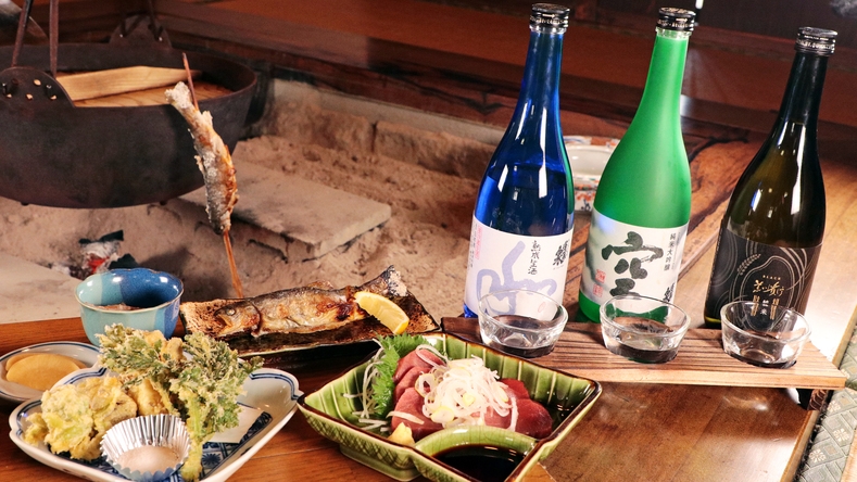予約販売のみの特別な日本酒も飲めちゃう、地元の日本酒＜蓬莱泉＞3種を呑み比べ♪