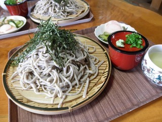 池原そば道場　そば試食2