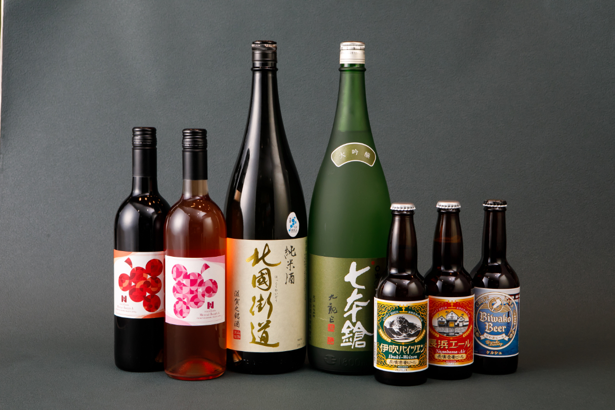 地場の日本酒、ワイン、クラフトビールなどをBAR「IPPUKU」にてご用意しております。