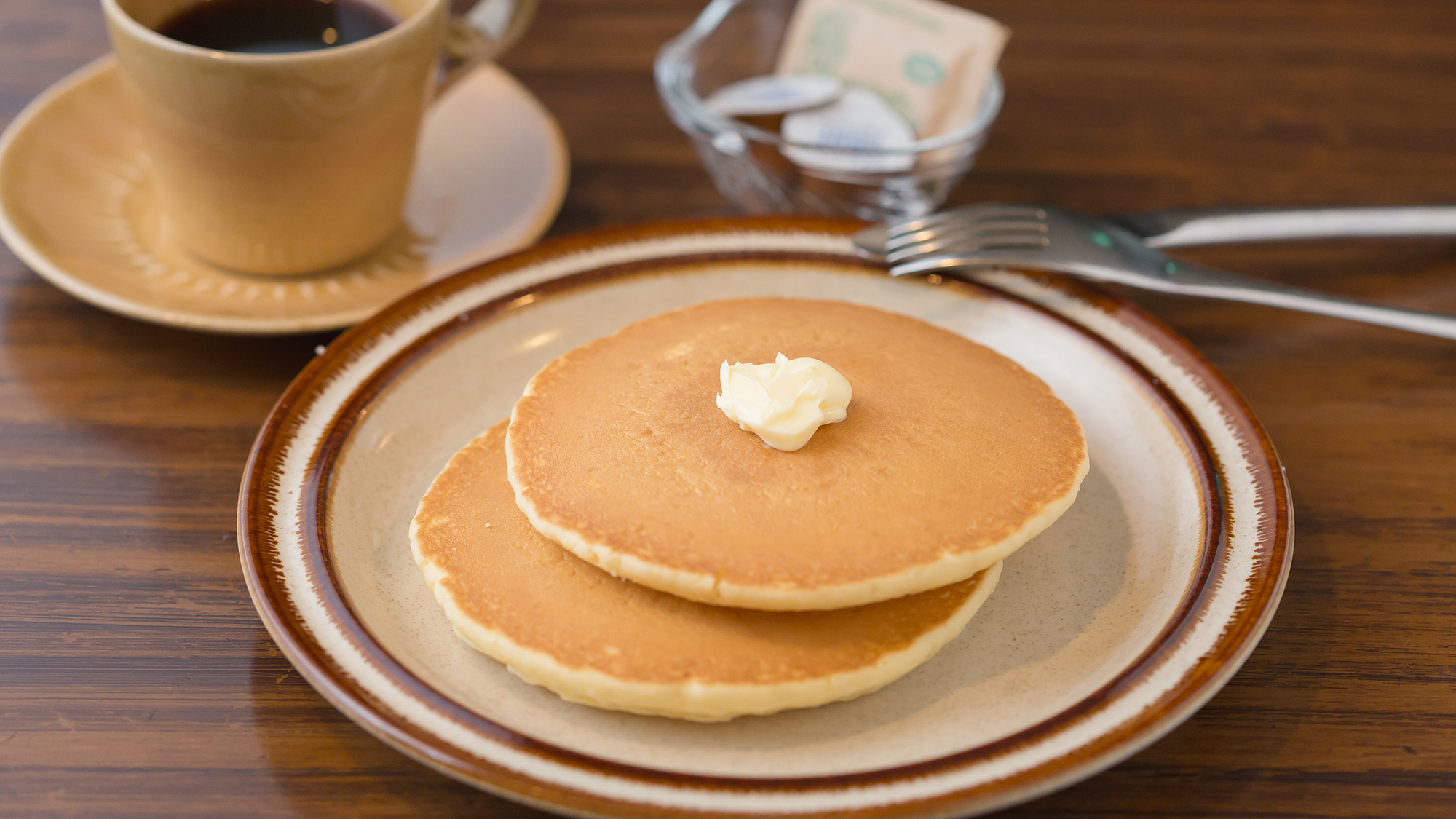 朝食一例◇パンケーキ◇