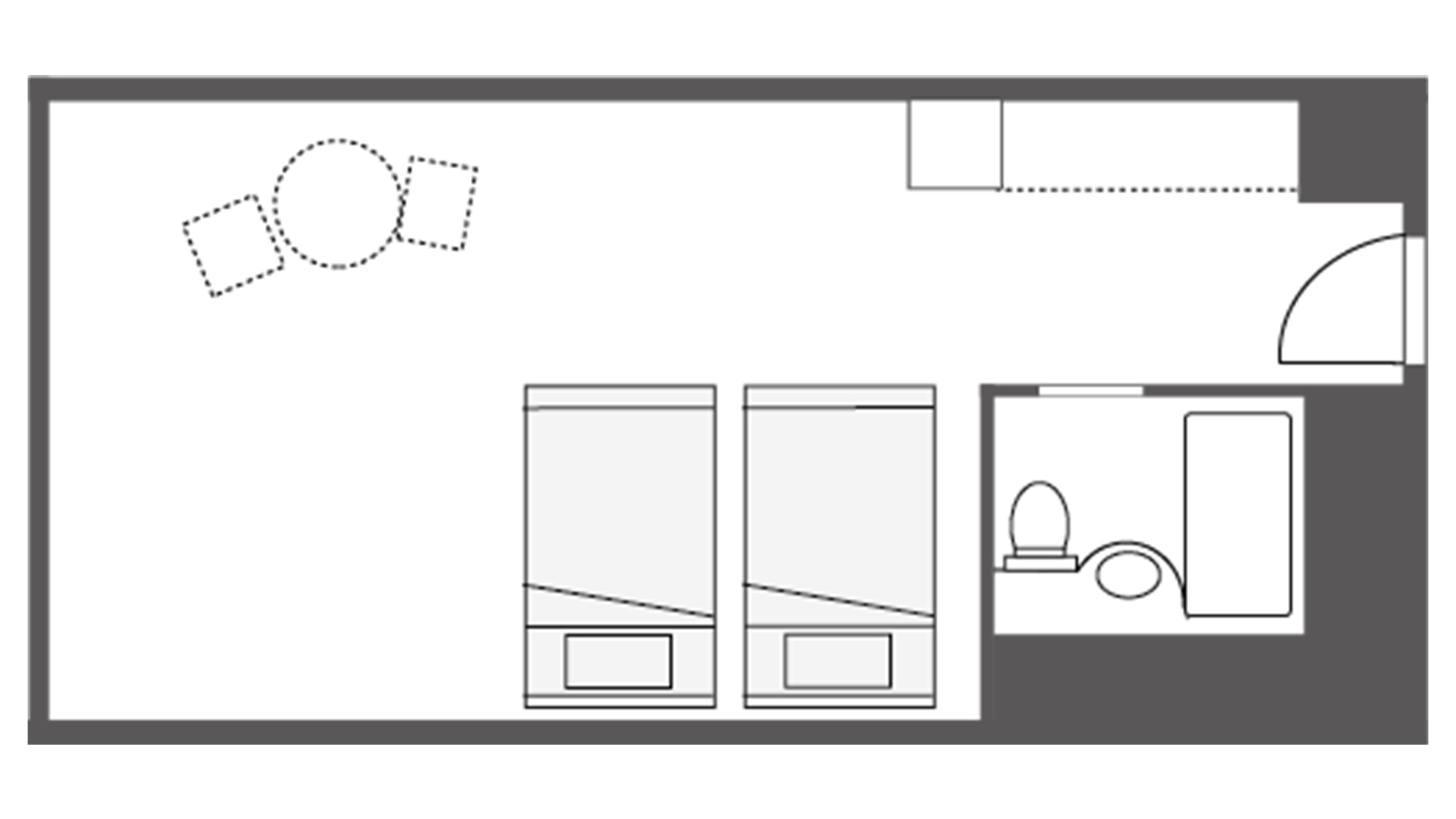 スーペリアツイン ユニットバス 33平米