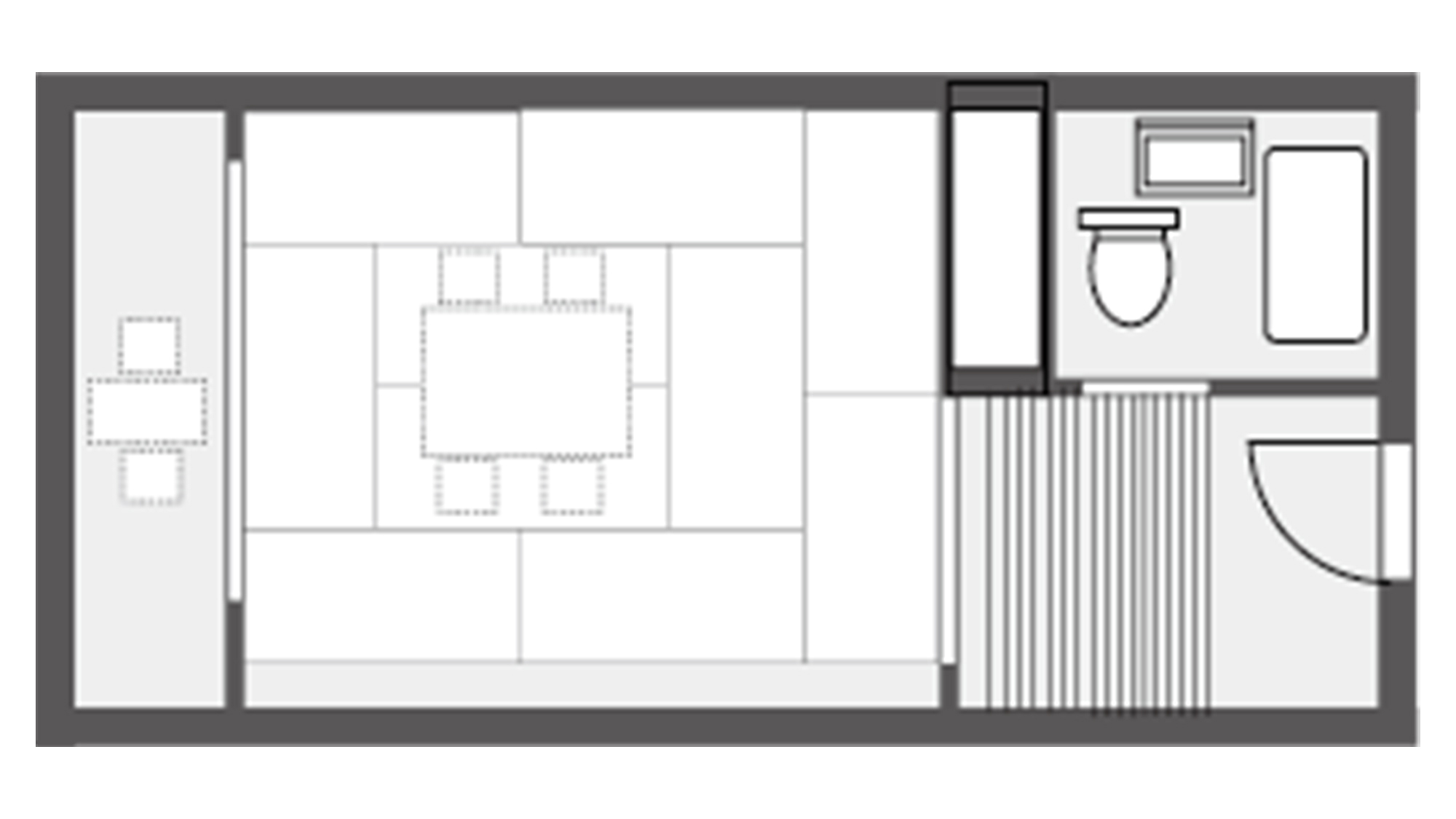 和室 布団敷きセルフサービス UB 36平米