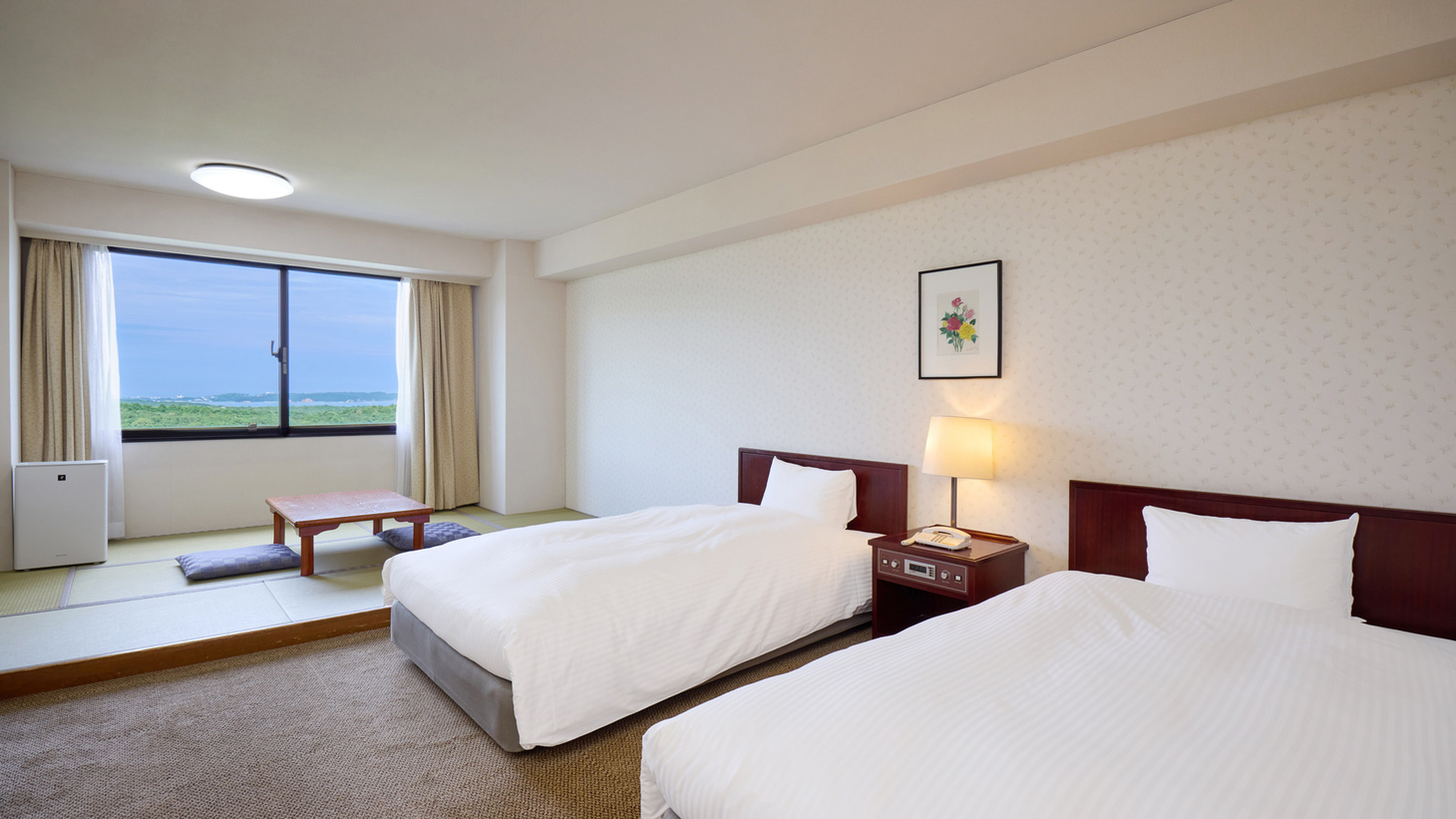 クラシックツイン和洋室マウンテンビュー ユニットバス36平米