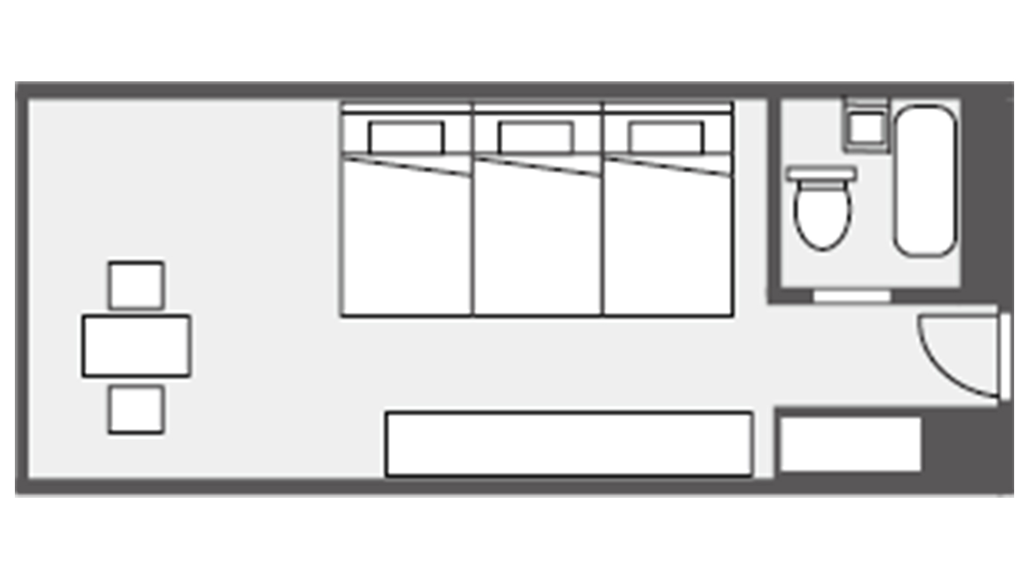 クラシックハリウッドトリプルマウンテンビュー UB 36平米