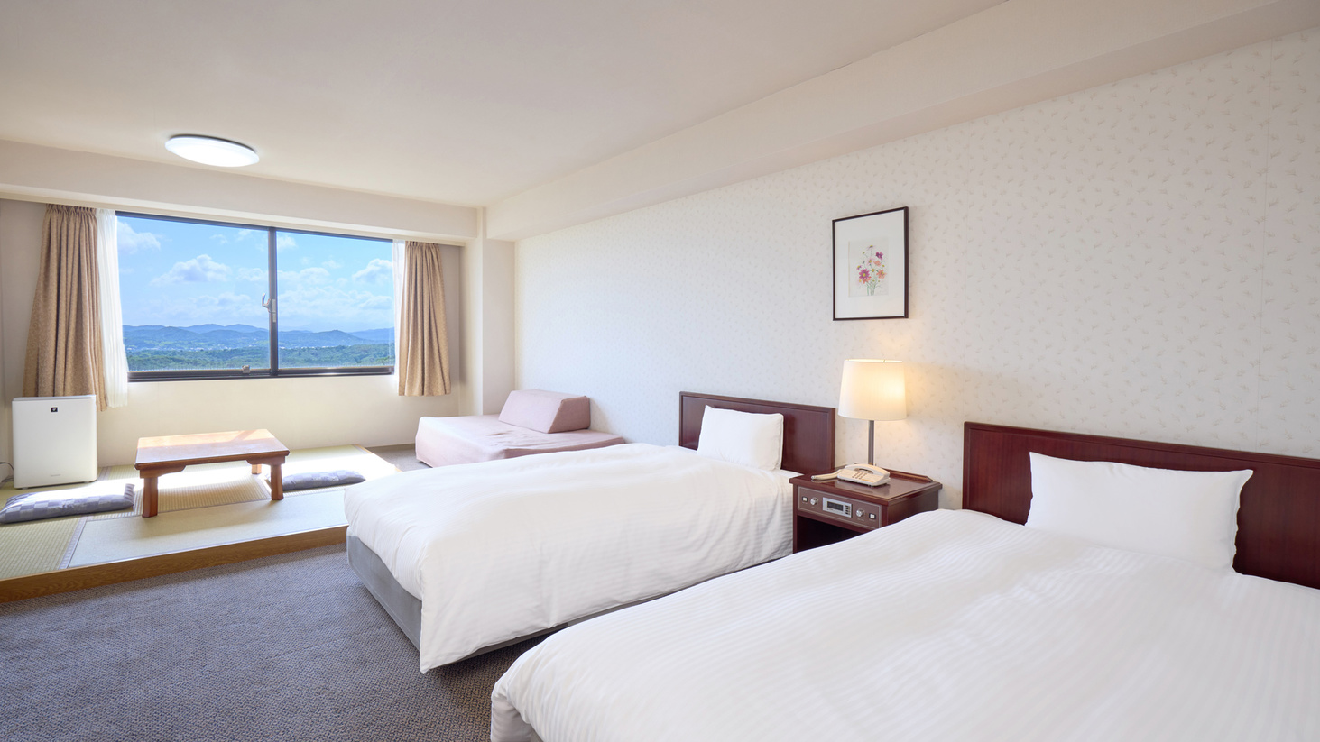 クラシックツイン和洋室オーシャンビュー ユニットバス36平米