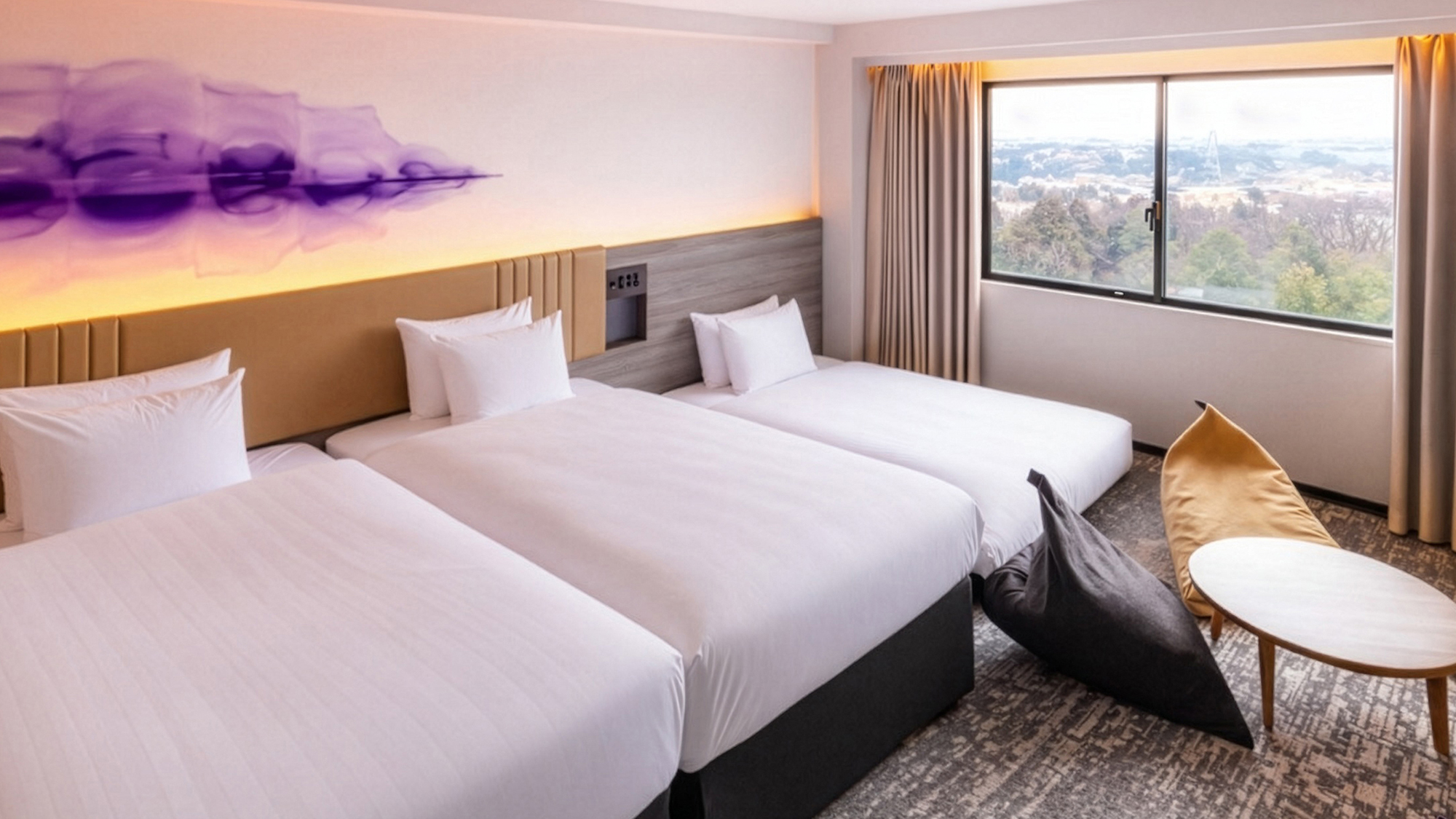 ファミリースーペリアツインルーム　ユニットバス 36平米