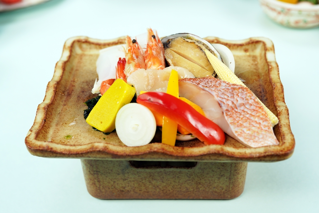 【夏の海鮮陶板焼き会席プラン】