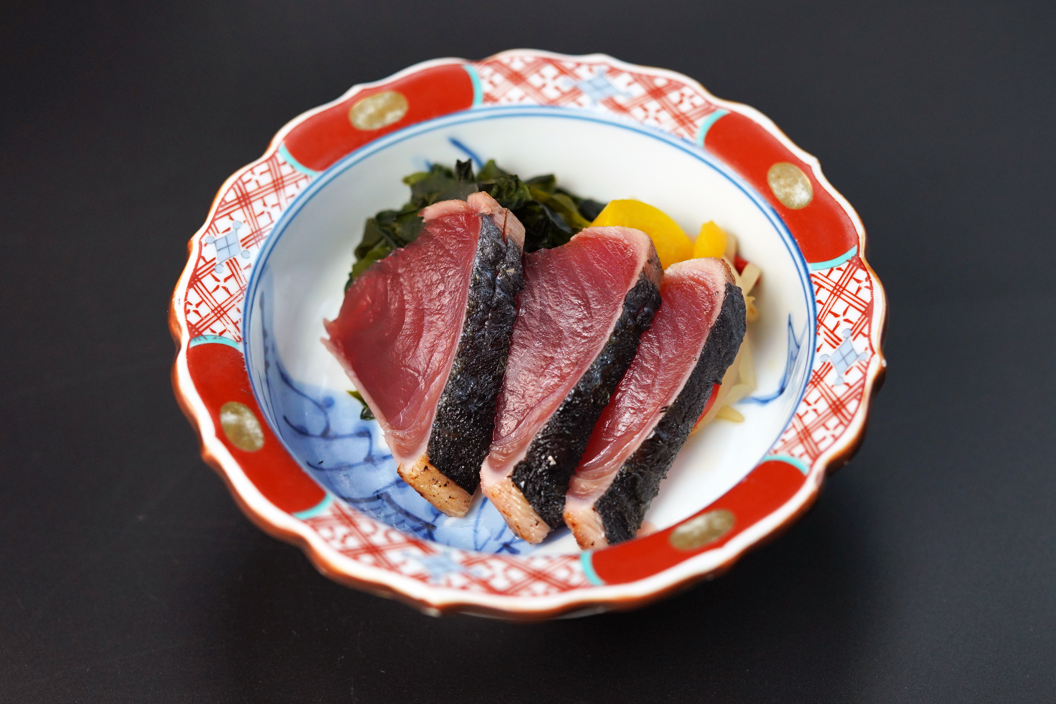 カツオたたきポン酢掛け