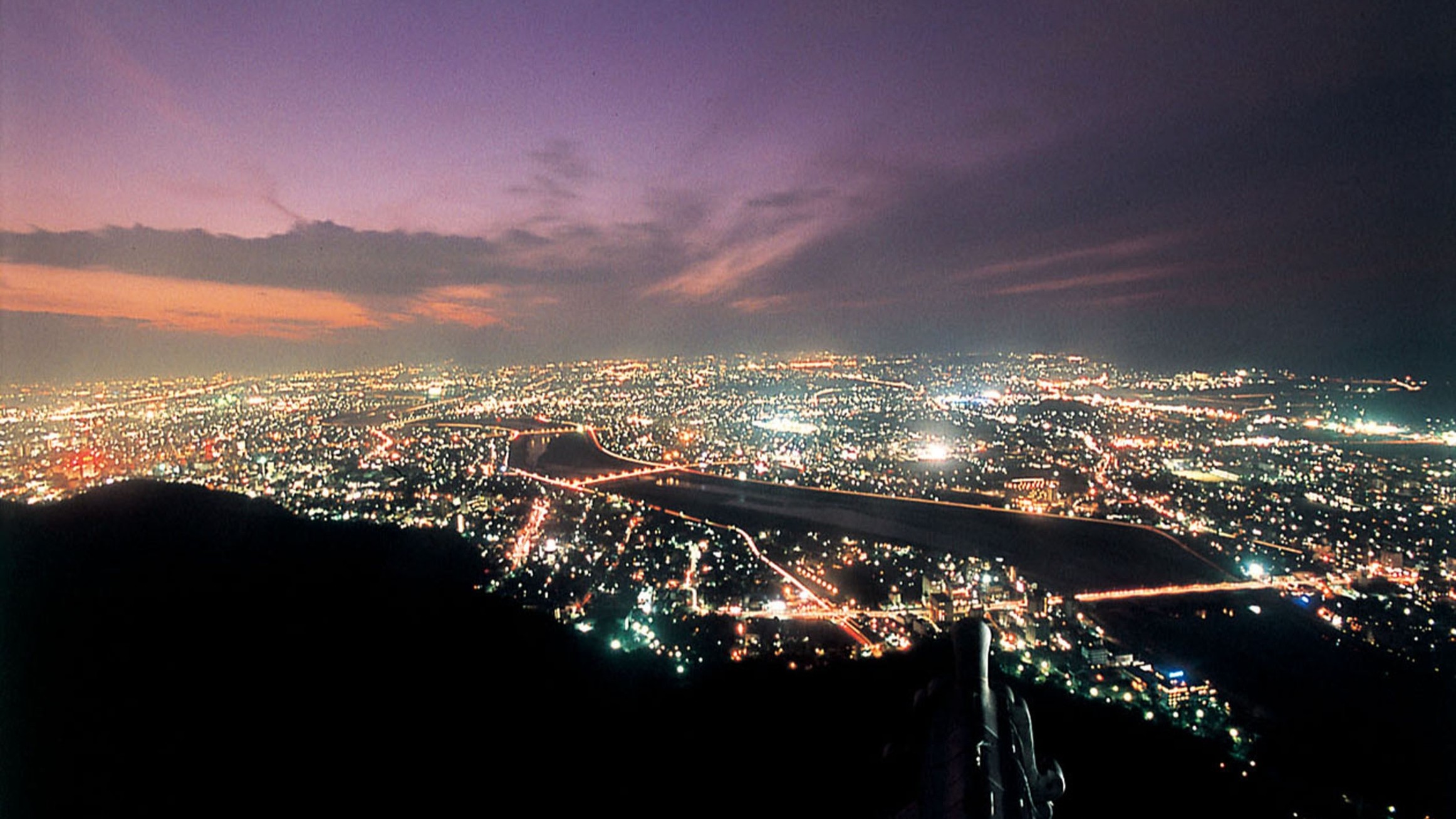 「岐阜城」からの夜景