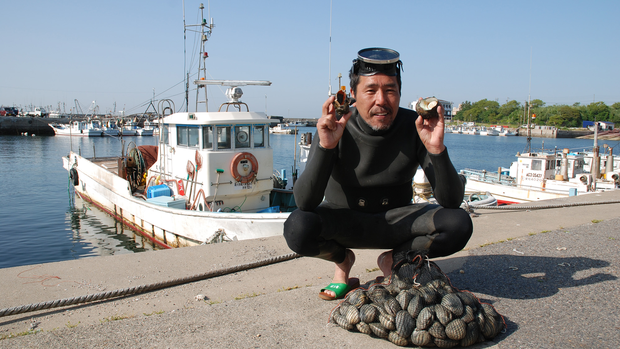 *その日とれた新鮮な魚介をおだしします。