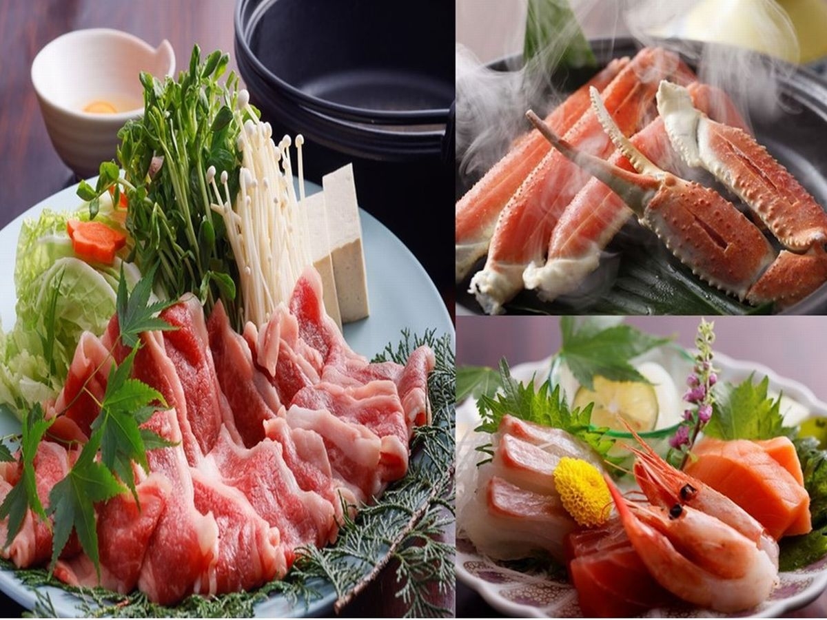 竹田城の麓で日帰ランチ♪お座敷町屋カフェで但馬牛すき焼きｘ焼きガニ★組数限定