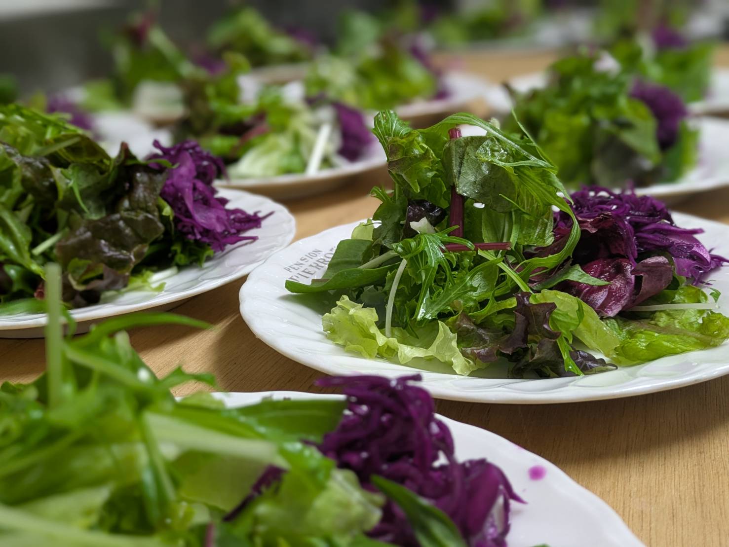 地物高原野菜のサラダ（一例）