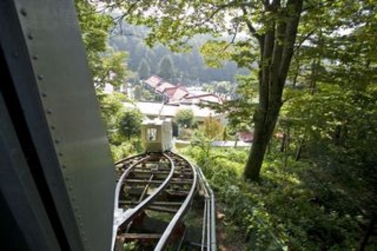 常盤館　登山電車