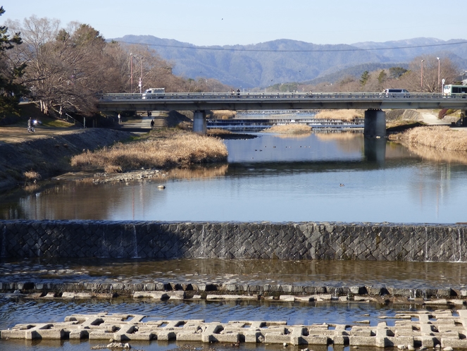 鴨川北を見る