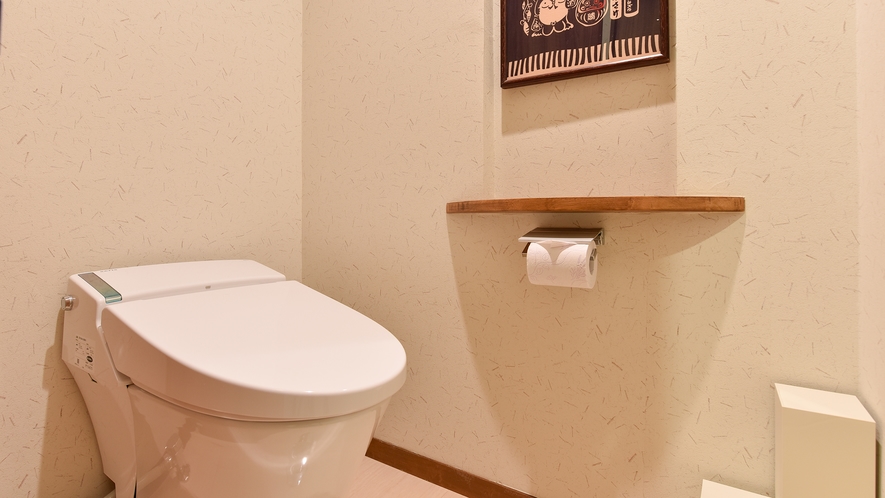 *［千貫／2層式メゾネット客室一例］洗浄機能付トイレ