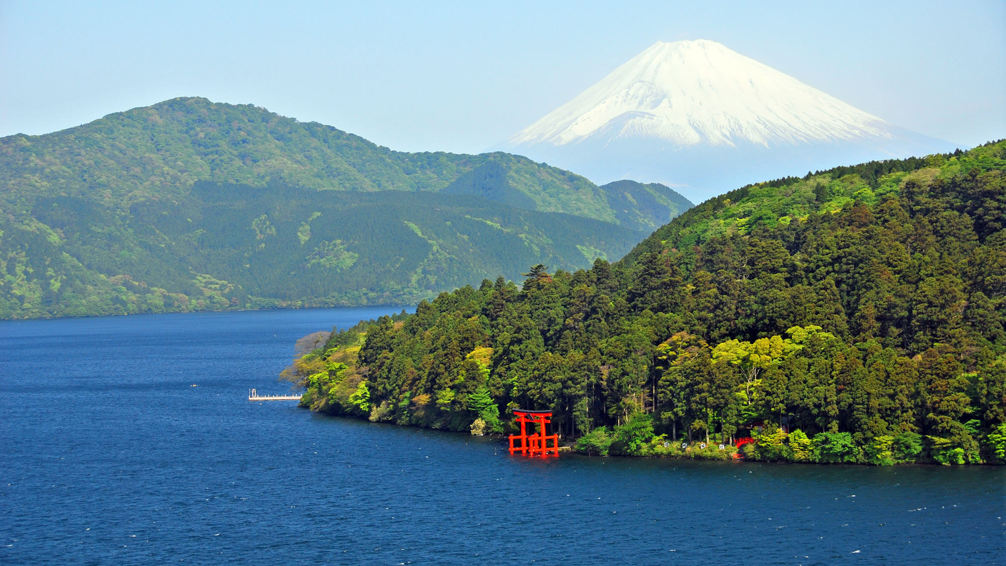 ■芦ノ湖・富士山