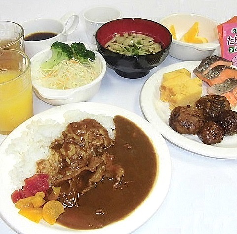 Breakfast plan (Korona-ka offers small bowls and small plates)