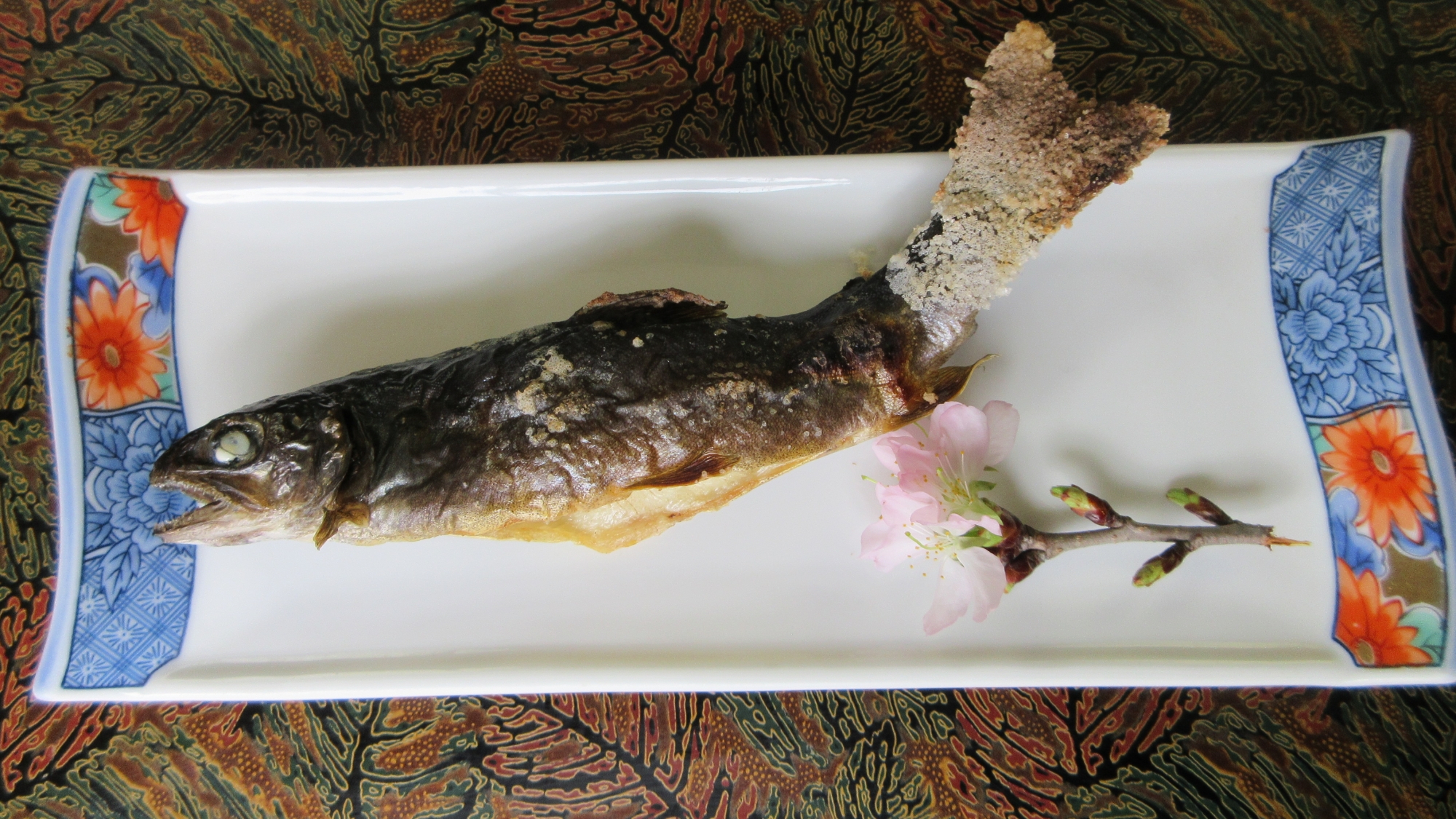 *ふっくら美味しい岩魚の塩焼き♪