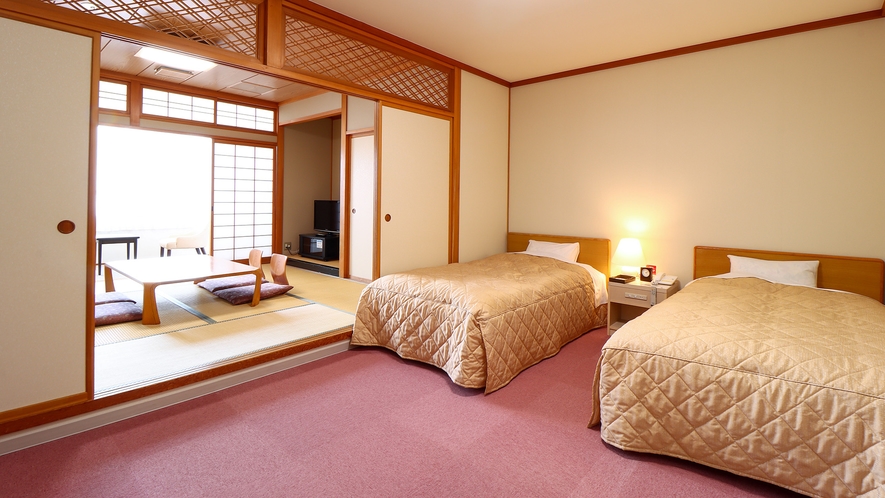 #和洋室　広々としたお部屋で快適にお過ごしいただけます。