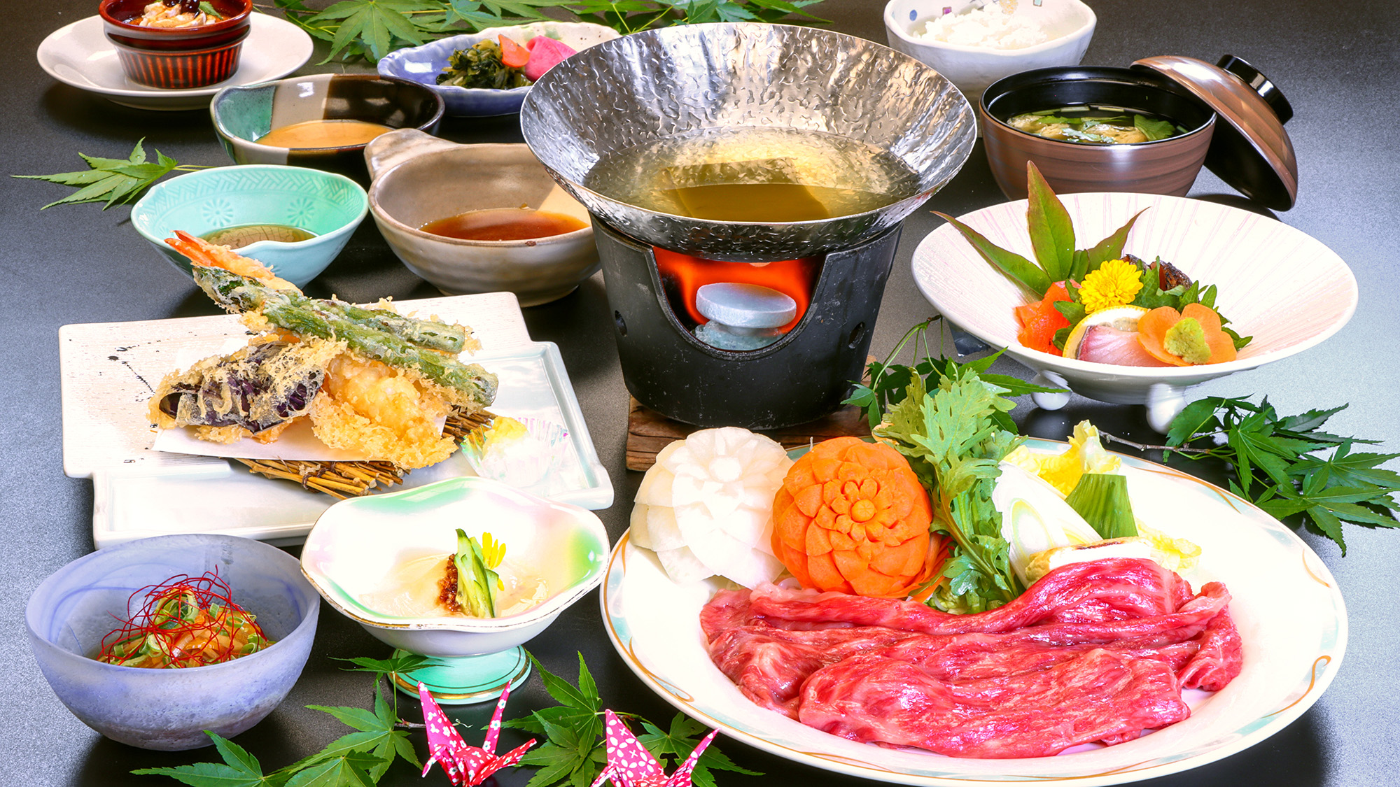 #米沢牛堪能　A5ランクの米沢牛を楽しめる♪しゃぶしゃぶプラン