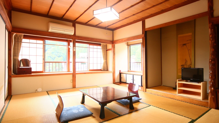 客室◆お1人様和室　ゆっくりと寛げる日本間。ふすまで仕切られております