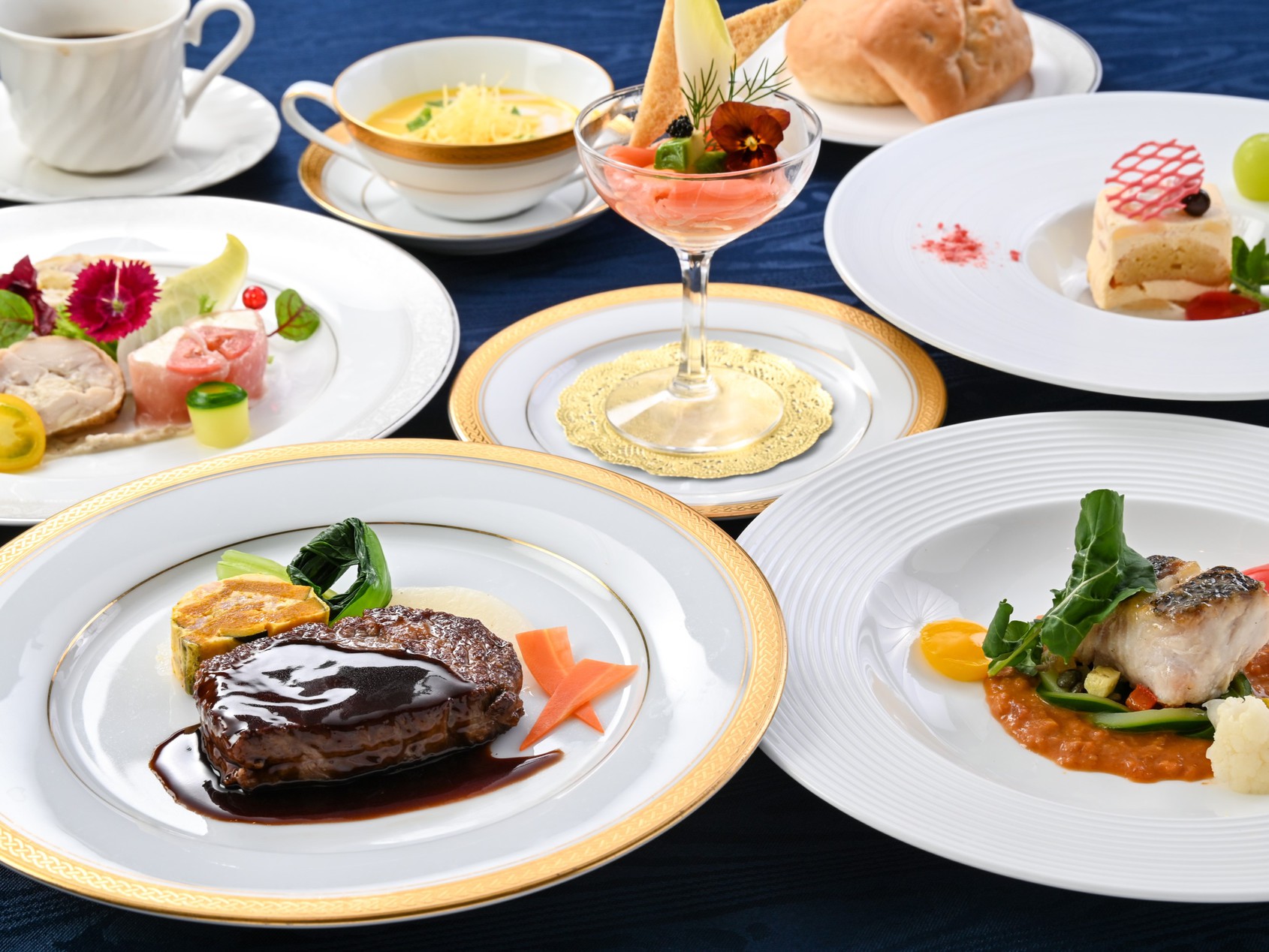 【シェフの味を満喫◆2食付】洋食フルコースプラン【名物”高濃度炭酸泉”】【駐車場無料】