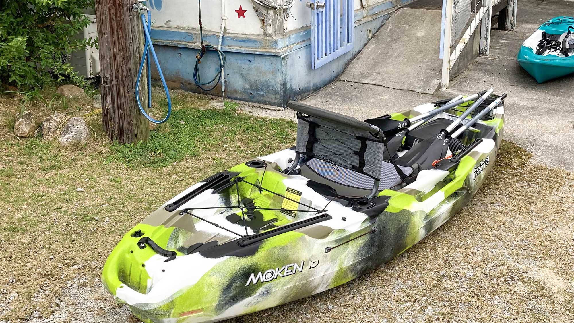 ・【周辺】準備中のレンタルカヌー