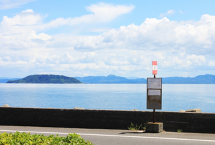 駐車場からの景色