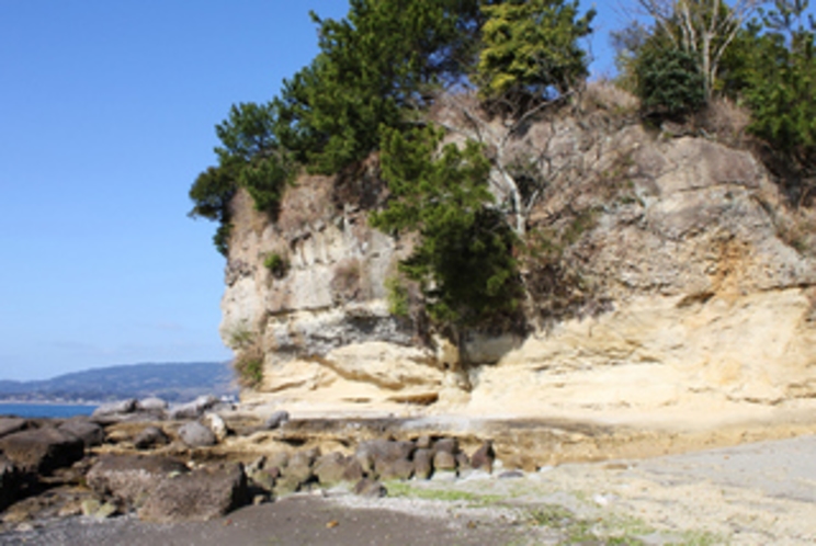 世界ジオパークの龍石海岸